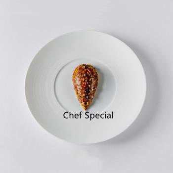 單個螺紋橄欖貝殼慕斯模條紋水滴法餐擺盤硅膠模具巧克力烘焙磨具