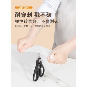 一次性手套pvc食品級專用家務防水耐用加厚橡膠丁腈廚房專用防護
