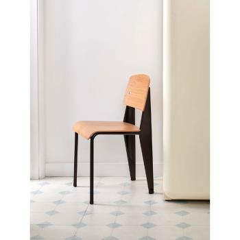 Warm House | 北歐中古標準椅Standard Chair學生椅實木金屬餐椅