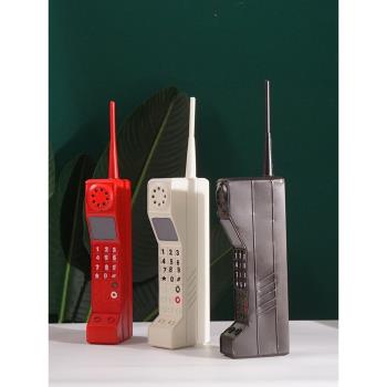手機大哥大模型老式擺件70年代懷舊老物件品80後電話復古道具創意