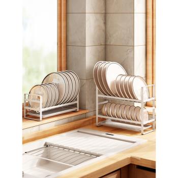廚房碗架置物架瀝水架碗碟碗盤小型臺面櫥柜放碗架碗筷碗柜收納盒