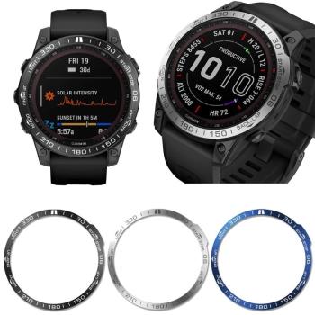 適配Garmin佳明Epix Pro易耐時51mm智慧手錶42mm金屬替換刻度不銹鋼圈表盤保護套47mm