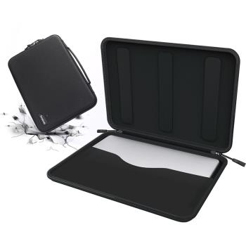 Smatree適用2023新款Apple MacBook Air13.6 pro14.2英寸輕薄本帶手提內膽包硬殼包簡約商務風