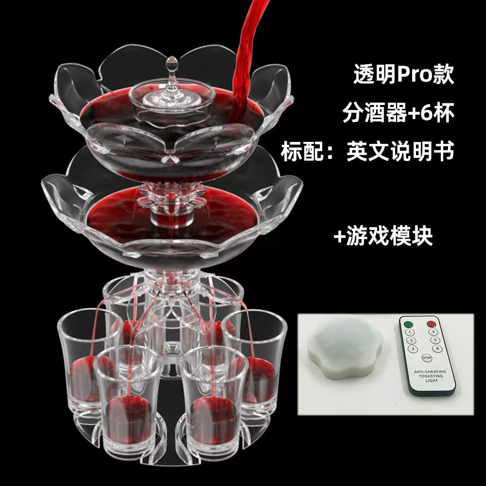 戶外露營裝備用品大全分酒器白酒啤酒聚會倒酒神器調酒套裝六杯|酒杯(新