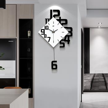 2022鐘表掛鐘客廳輕奢時尚創意掛表家用現代簡約裝飾時鐘掛墻