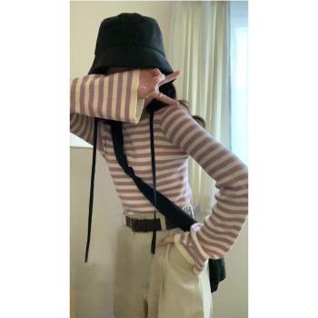 外貿出口日本GRL正品漁夫帽個性百搭夏季遮陽顯臉小～系繩款