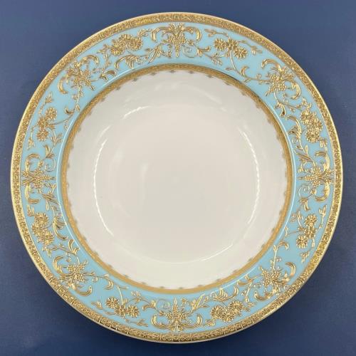 NAMES 深盤外貿出口浮雕黃金歐式8.5英寸餐具中東迪拜陶瓷草帽盤