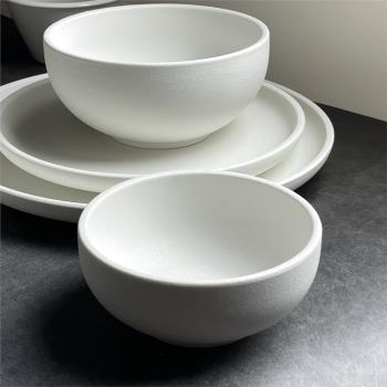 i go home日式高級感磨砂酒店陶瓷飯碗家用湯沙拉面碗餐廳餐具
