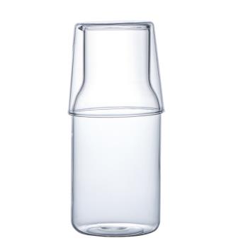 玻璃咖啡牛奶杯高硼硅冷熱透明簡約日式一人飲套裝精致杯子果汁壺