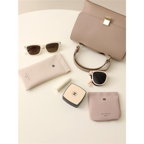 天縱眼鏡袋便攜墨鏡太陽鏡收納袋自動閉合女士眼鏡收納包保護盒套