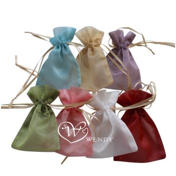 素色超厚密實紗布歐式結婚生日喜糖盒袋爆款熱銷禮品手飾特價小號