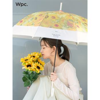 2023年秋季新品Wpc.梵高復古油畫雨傘莫奈睡蓮花園高顏值設計雨傘