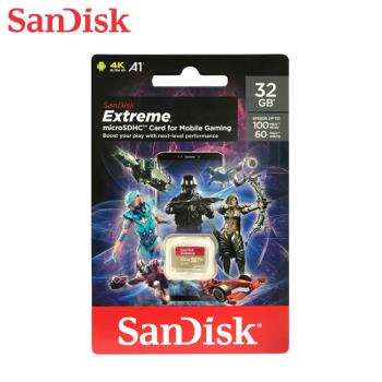 【現貨免運】SanDisk Extreme A1 32G microSDHC 行動裝置專用 手遊 電玩 U3 記憶卡