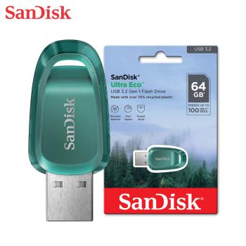 【現貨免運】SanDisk Ultra Eco CZ96 64GB USB 3.2 隨身碟