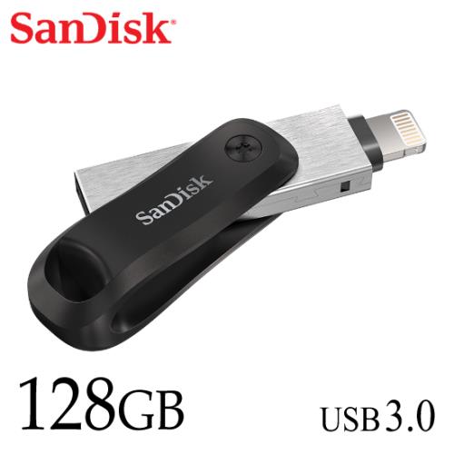 現貨免運】SanDisk iXpand Go 128G USB 3.0 雙用隨身碟iPhone適用|會員