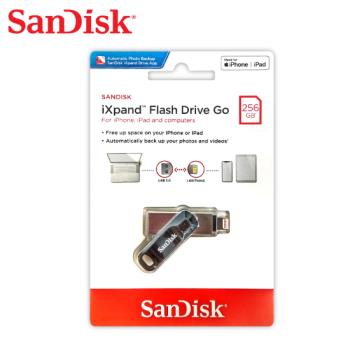 【現貨免運】SanDisk iXpand Go 256G USB 3.0 雙用隨身碟 iPhone適用