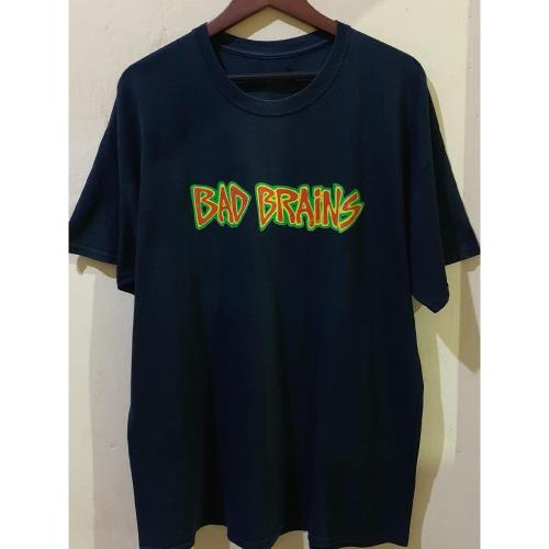 Bad Brains搖滾樂隊雷鬼hiphop高街古著感短袖美式復古純棉T恤男
