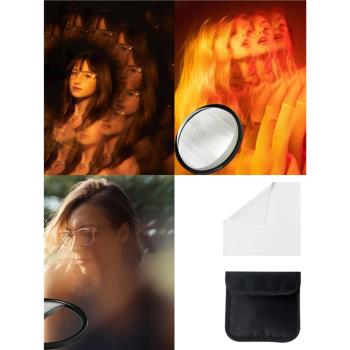 攝影攝像前景虛化萬花筒稜鏡濾鏡單反相機鏡頭附配件適用佳能索尼