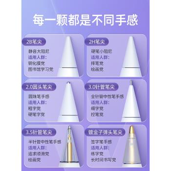 博音適用蘋果applepencil一二代通用魔法筆尖apple替換pencil針管ipencil靜音類紙膜pencil改造筆頭阻尼防滑