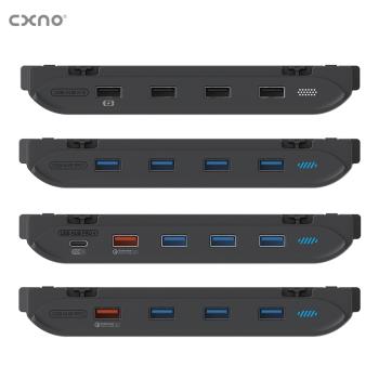 CXNO增高架和筆記本支架周邊配件-USB-雙層-無線充-拓展塢-集線器