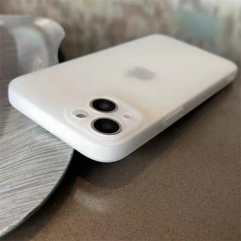 透明磨砂手機殼適用iPhone12蘋果13全包鏡頭14promax硅膠7/8套11新款簡約13pro防摔xsmax輕薄xr保護套14plus