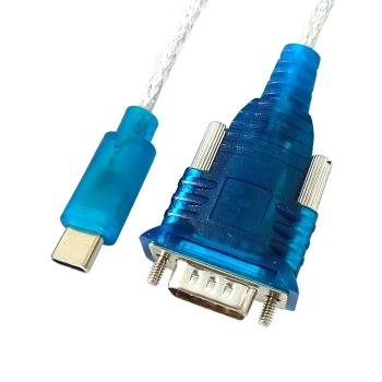Micro usb轉九針USB RS232串口通訊線轉接線TYPEC手機串口線HL340