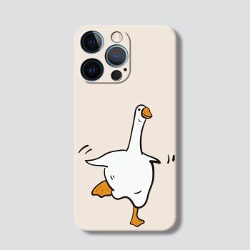 適用蘋果iPhone 13手機殼12promax矽膠XR潮牌 14透明11個性X大鵝