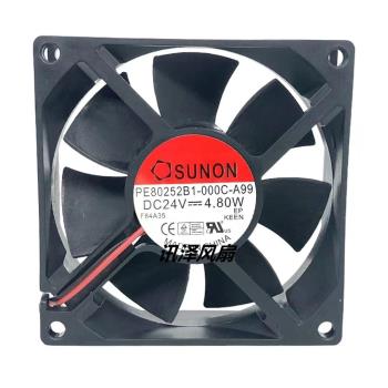 全新 建準PE80252B1-000C-A99 8025 24V 4.8W 大風量滾珠散熱風扇