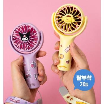 韓國美樂蒂庫洛米手持風扇usb充電式便攜靜音迷你電風扇卡通可愛
