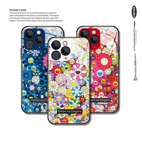 日本潮牌村上隆小眾個性太陽花適用于iphone17promax/plus蘋果手機|手機