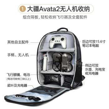 收納包適用大疆Avata2雙肩包阿瓦塔2無人機飛行眼鏡DJI穿越機背包