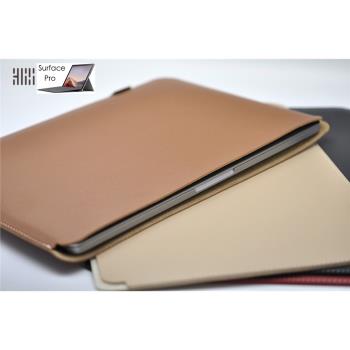 適用微軟Surface Pro X 3 4 5 6 7 8 10 12.3/13寸電腦內膽包保護殼laptop 13.5英寸簡約真皮套9