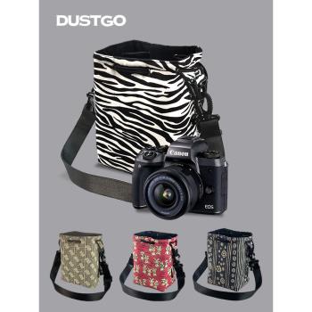DUSTGO便攜斜挎相機包內膽包保護套適用索尼富士佳能防塵袋單反攝影包攝影器材包便攜休閑防震防刮微單收納包