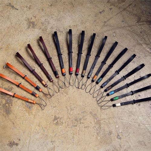 cam-in 理光GR索尼黑卡牛皮相機手腕帶卡片機通用接口細繩款WS029