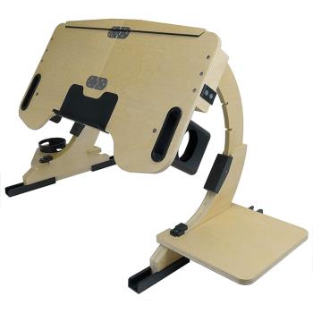 優贊床上用筆記本電腦支架桌可調節升降式木質折疊支撐支架子桌面增高托通用型