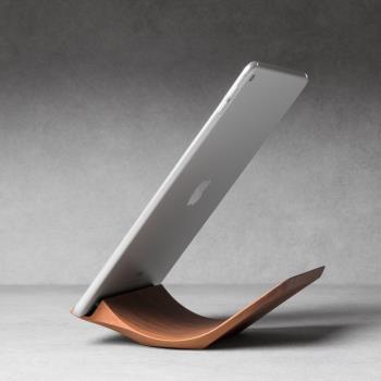 Loomma適用于蘋果平板iPad支架便攜設計air配件桌面床頭底座木質