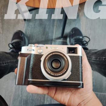 【King】原創富士X-100V相機手柄方形把手復古設計x100v手柄