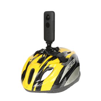 適用insta360 one x2 x3 rs自行車頭盔支架相機固定底座騎行配件