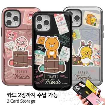 屁桃kakao韓國正版13蘋果iPhone14pro max防摔插卡12手機殼保護套