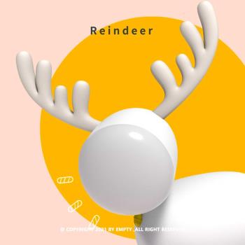 Reindeer | 覓鹿趣味夜燈 可充電閱讀氛圍燈 麋鹿動物造型設計