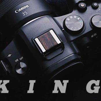 【King】原創佳能木制熱靴蓋 佳能EOS R5 R6全系列數碼相機適用