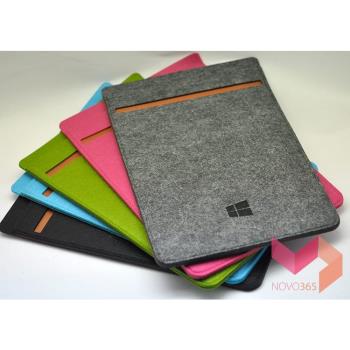 簡約 微軟Surface Laptop 2/3 13.5寸緩沖包毛氈 內膽包 保護套袋