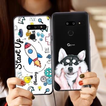 適用爆款LG G8國內版手機殼LG G8韓版手機套卡通布丁套彩繪TPU軟