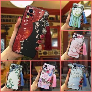 適用於VIVO V21手機殼超薄高檔女款ins男女外殼軟矽膠鈴鐺潮