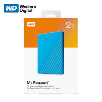 【現貨免運】 威騰 WD My Passport 天空藍 2TB 外接式硬碟 可攜式 行動硬碟