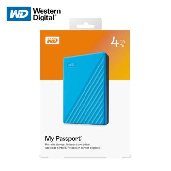 【現貨免運】 威騰 WD My Passport 天空藍 4TB 外接式硬碟 可攜式 行動硬碟