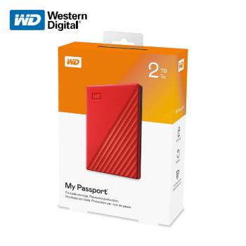 【現貨免運】 威騰 WD My Passport 紅色 2TB 外接式硬碟 可攜式 行動硬碟