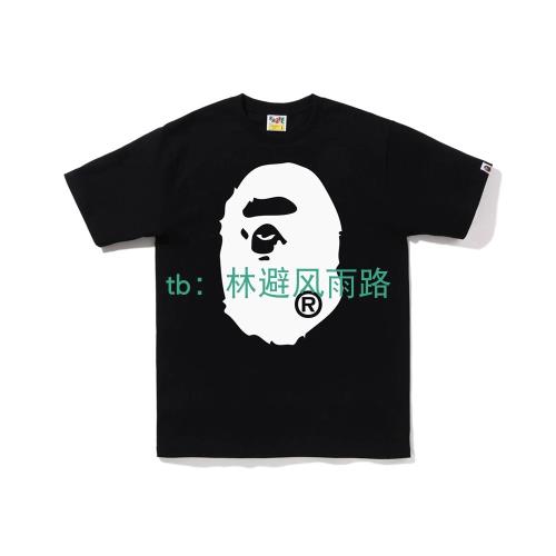 Bape casual sports short-sleeved T shirt Bathing Ape A猿人頭|T恤 