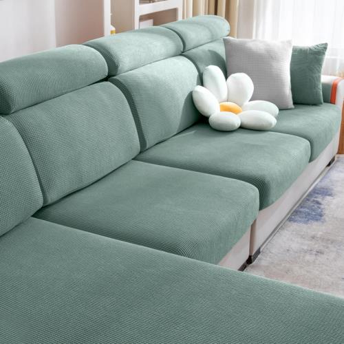 針織組合萬能彈力全包沙發套罩四季通用坐墊套靠背套沙發笠靠墊套