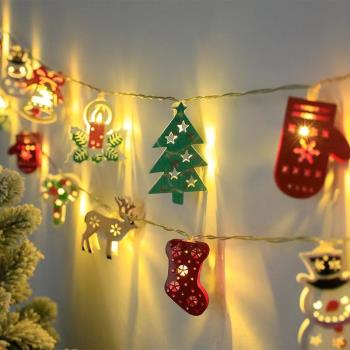 圣誕老人裝飾燈房間臥室氛圍場景布置可愛創意led燈串發光擺件燈